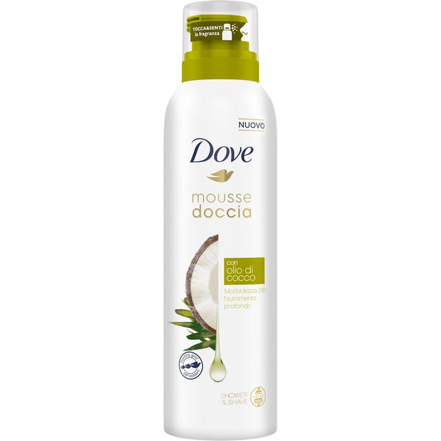 DOVE DOCCIA-MOUSSE 200 ML. OLIO DI COCCO